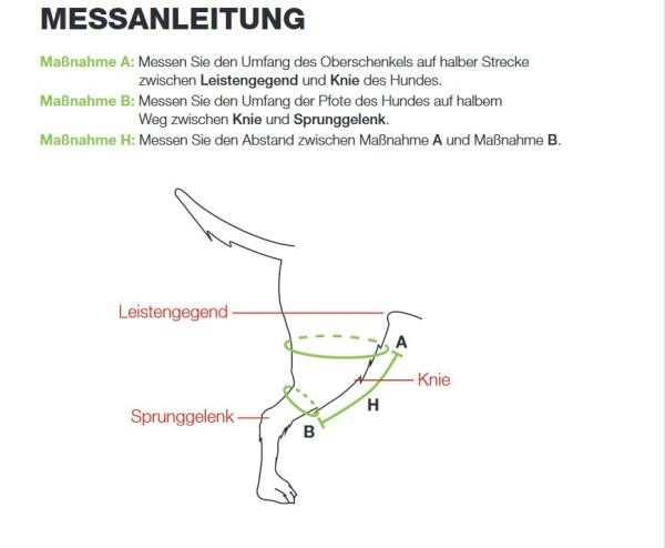 Kniebandage für Hunde bei Entzündungen - Balto Sport Agile Compression Wrap
